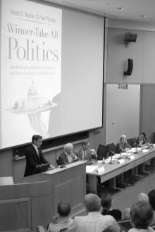 Panel discussion of Winner-Take-All Politics