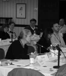 Jane Cramer offers her input at the 2009 National Security conference
